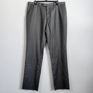 JF J Ferrar Men's Slim Dress Pants Gray W36 L32